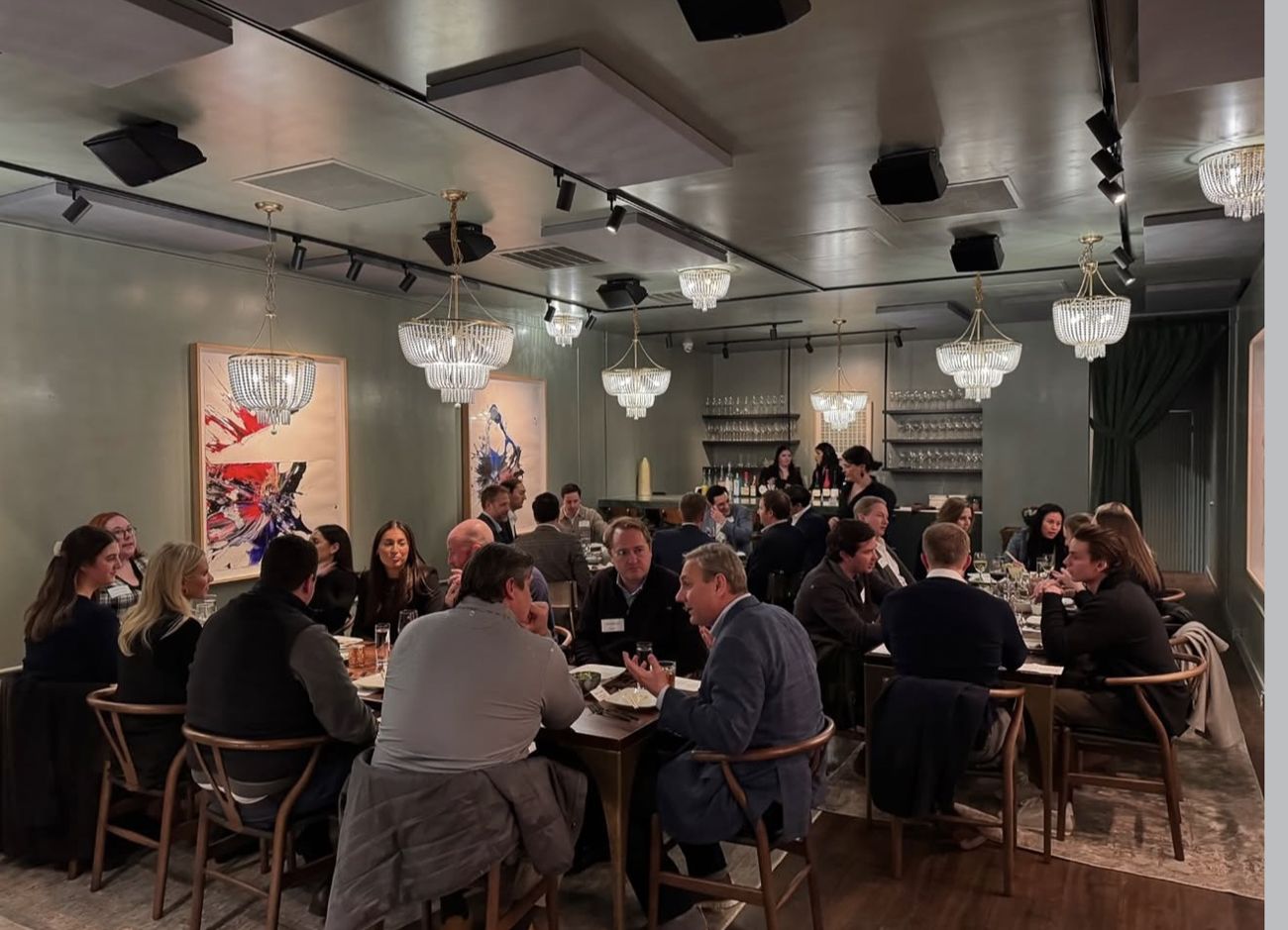 Real estate dealmaker dinner