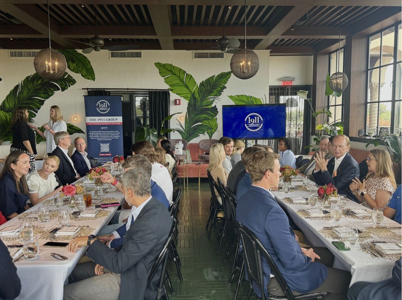 SMU Athletics luncheon tables